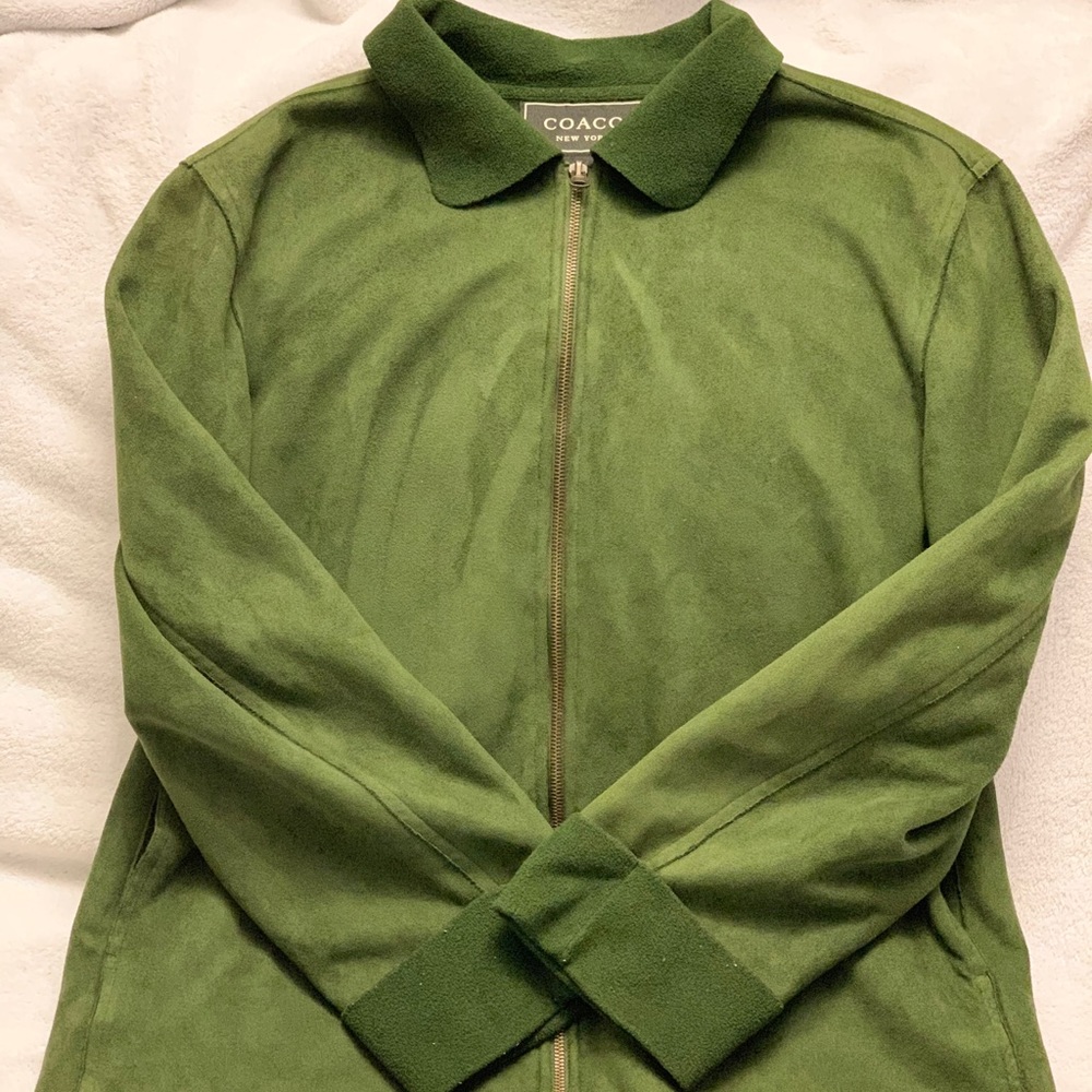 Coaco velvet green jacket